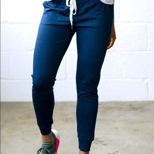 Zyia Cozy Joggers in Navy